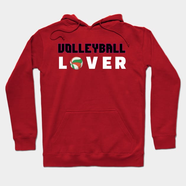 Volleyball Lover Hoodie by Dawn Star Designs